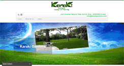 Desktop Screenshot of karakigardens.com