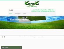 Tablet Screenshot of karakigardens.com